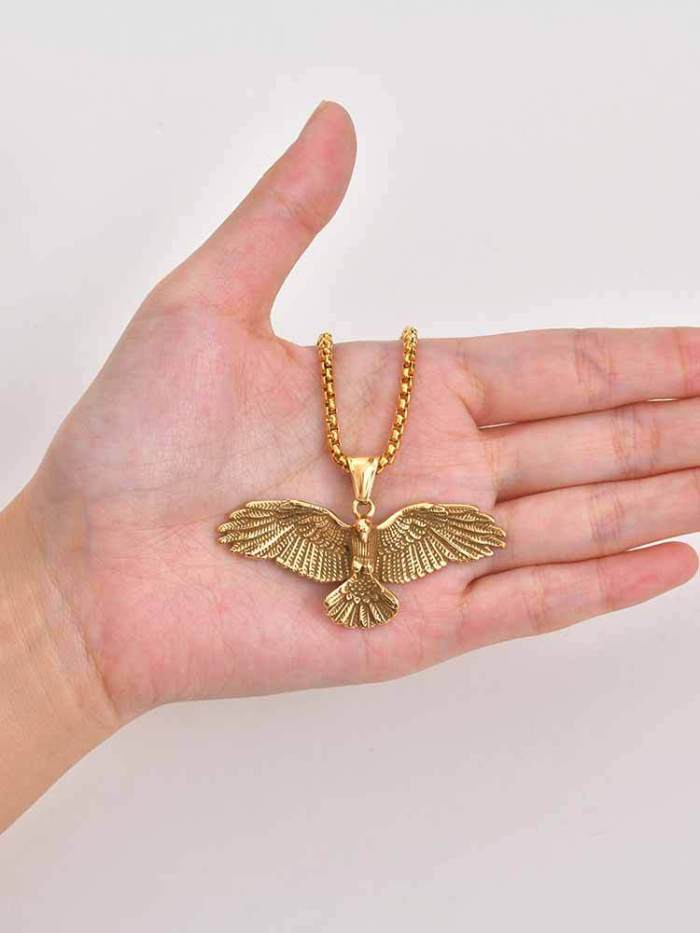 Wholesale Stainless Steel Eagle Necklaces