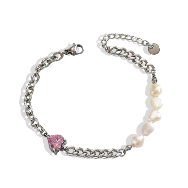 Wholesale Stainless Steel Non-Symmetrical Bracelet