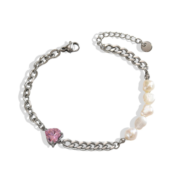 Wholesale Stainless Steel Non-Symmetrical Bracelet
