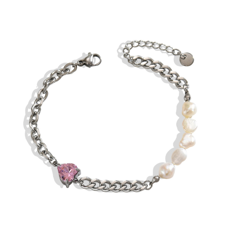 Wholesale Stainless Steel Non-Symmetrical Bracelet