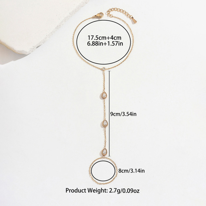 Wholesale Stainless Steel Minimalist Bridal Hand Jewelry