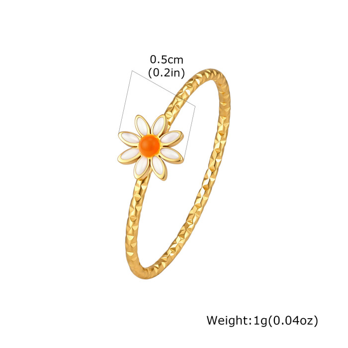 Wholesale Premium Dainty Daisy Rings