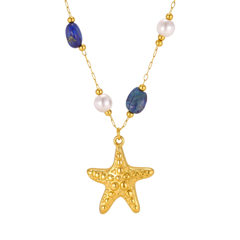 Wholesale Stainless Steel Starfish Necklaces