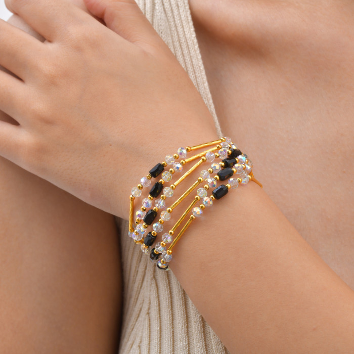 Wholesale Colorful Gemstone Crystal Waist Bracelet Anklet