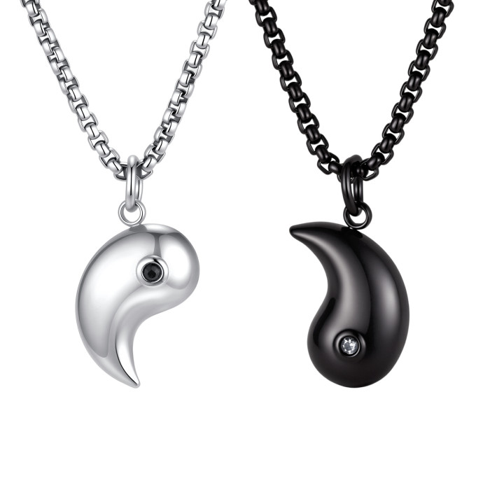 Wholesale Stainless Steel Yin Yang Jewelry Set