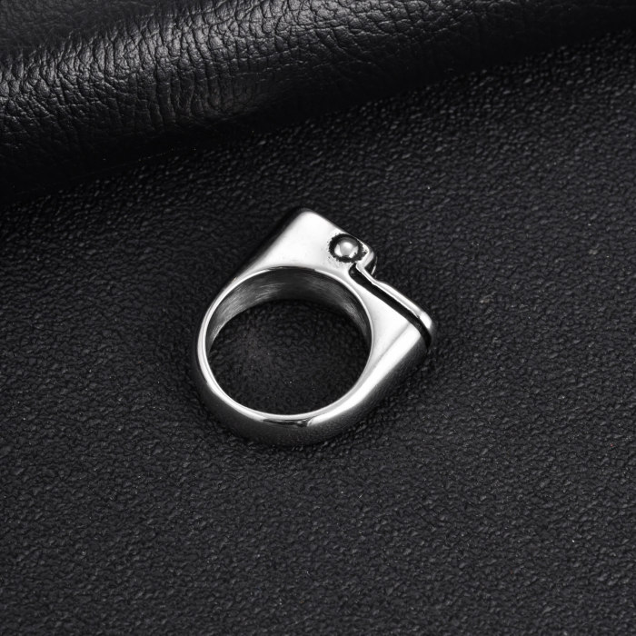 Wholesale Stainless Steel Mechanical Signet Rings