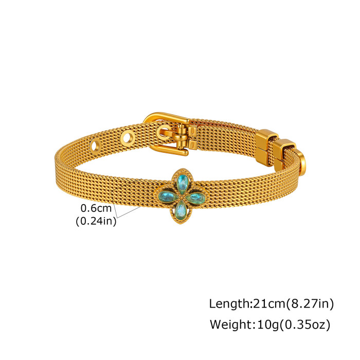 Wholesale Stainless Steel Milanese Mesh Buckle Bracelets