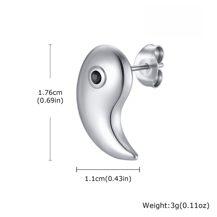Wholesale Stainless Steel Yin Yang Jewelry Set