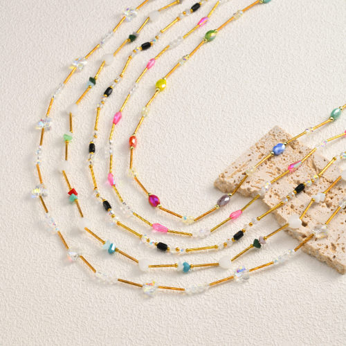 Wholesale Colorful Gemstone Crystal Waist Bracelet Anklet