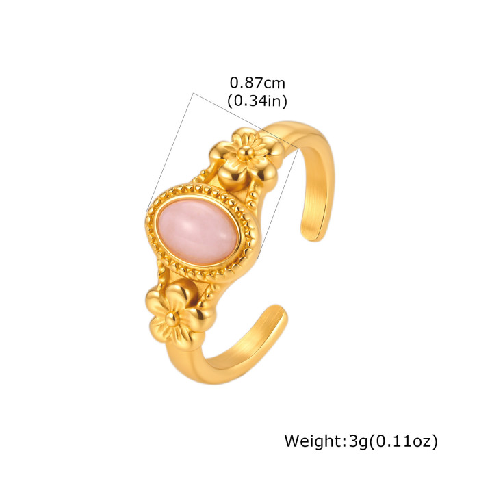 Wholesale Vintage Stainless Steel Open Rings