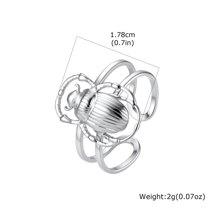 Wholesale Stainless Steel Scarab Beetle Rings