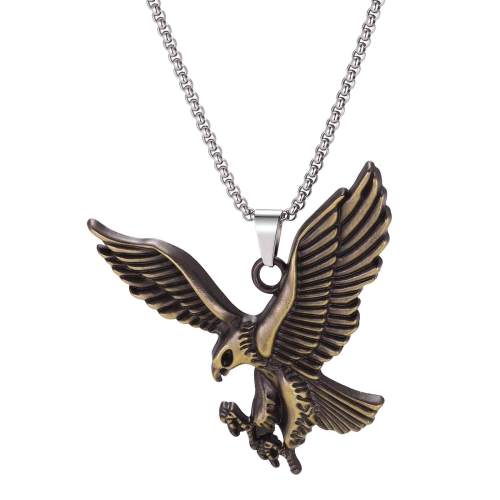 Wholesale Alloy Eagle Amulet Necklaces
