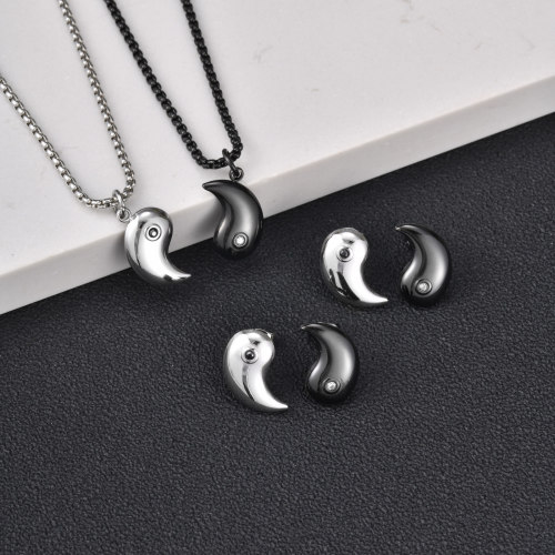 Wholesale Stainless Steel Yin Yang Jewelry Set
