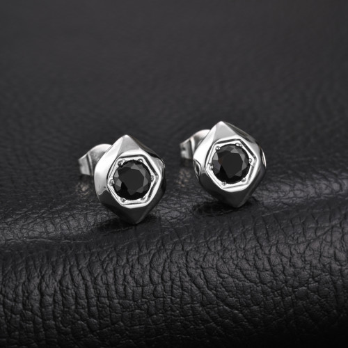 Wholesale Stainless Steel Hexagonal Signet Studs