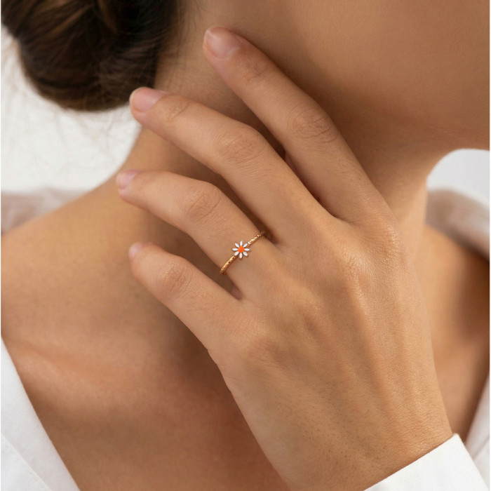 Wholesale Premium Dainty Daisy Rings