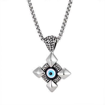 Wholesale Stainless Steel Evil Eye Necklaces