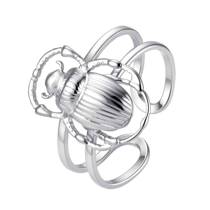Wholesale Stainless Steel Scarab Beetle Rings