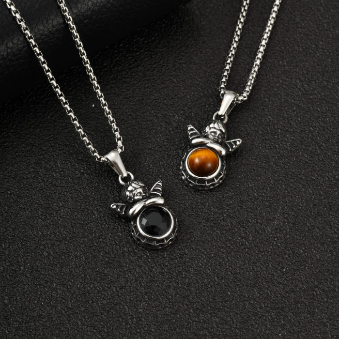 Wholesale Stainless Steel Cherub Angel Necklaces