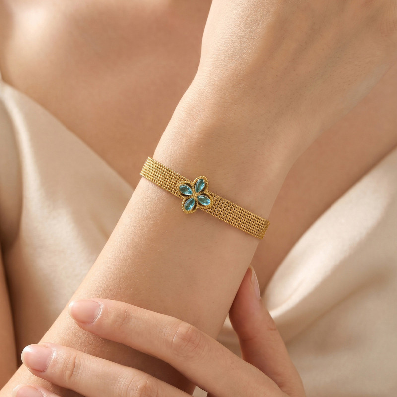 Wholesale Stainless Steel Milanese Mesh Buckle Bracelets