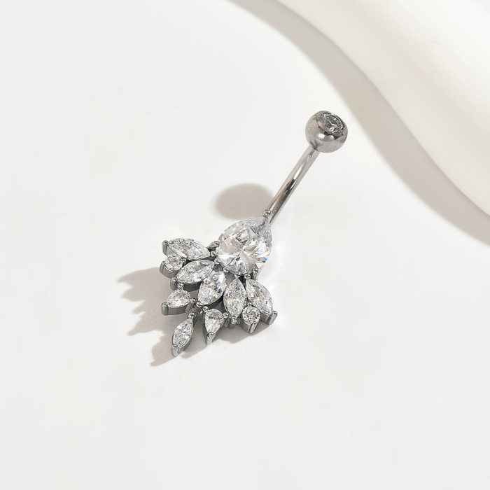 Wholesale Surgical Steel Teardrop Belly Ring