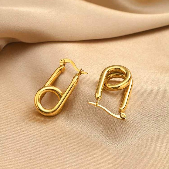 Wholesale Stainless Steel Wired Swirl Hoops