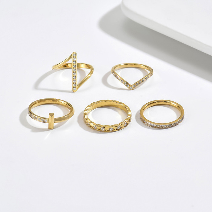 Wholesale Stainless Steel Multi-Shape Stacking Ring