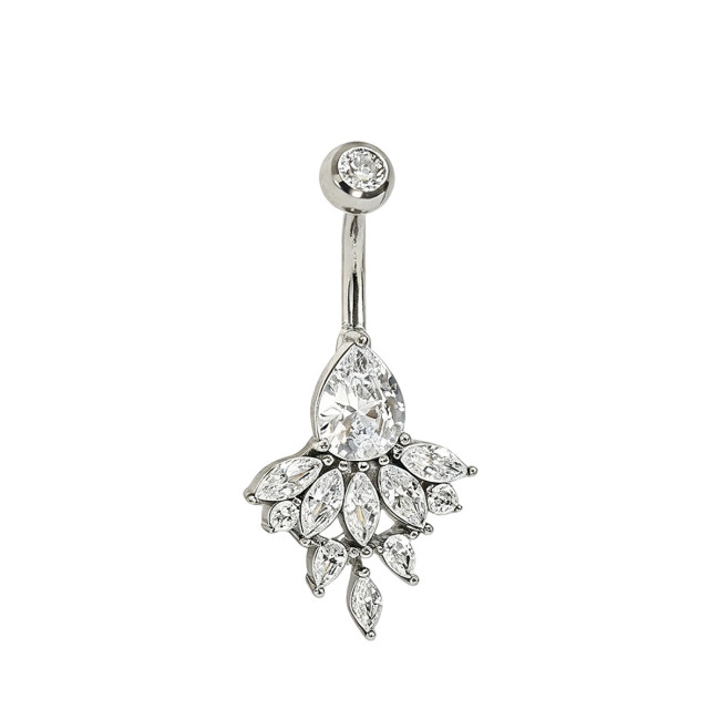Wholesale Surgical Steel Teardrop Belly Ring