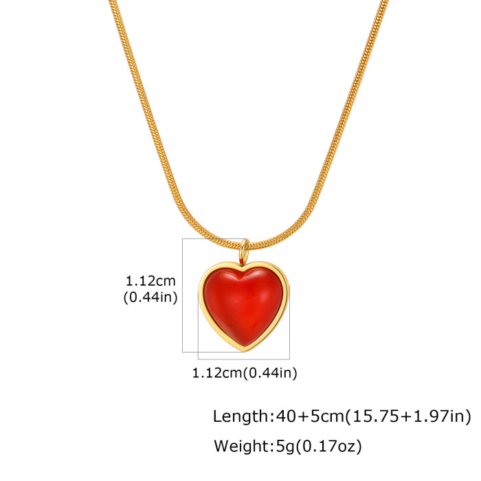 Wholesale Stainless Steel Heart Necklace