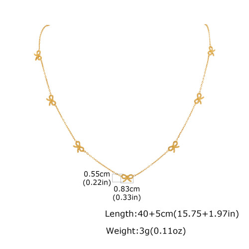 Wholesale Stainless Steel Sleek Bowknot Bracelets