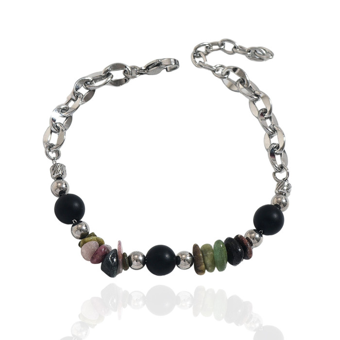 Wholesale Premium Surgical Steel Pebble Bead Bracelet