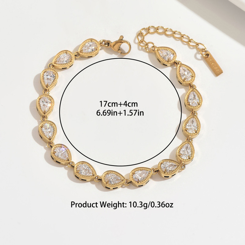 Wholesale Premium Stainless Steel Tennis Bracelets