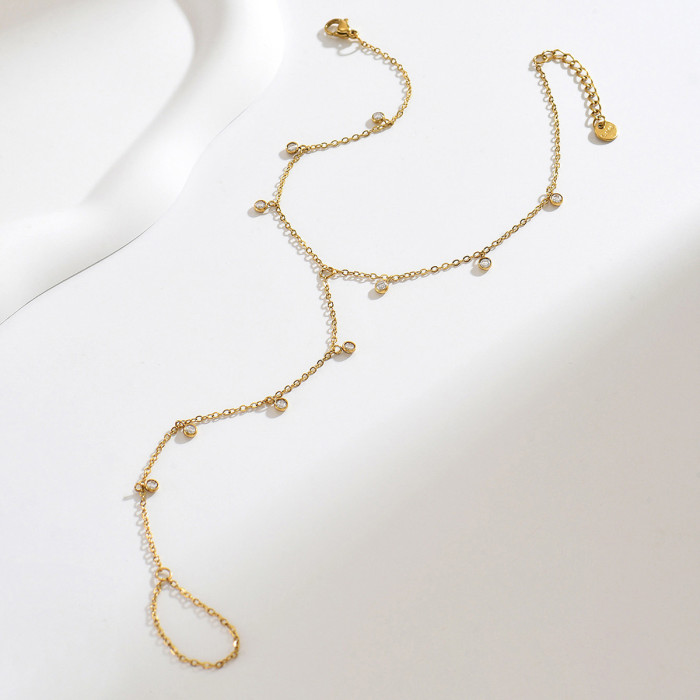 Wholesale Premium Stainless Steel Toe Ring Anklet