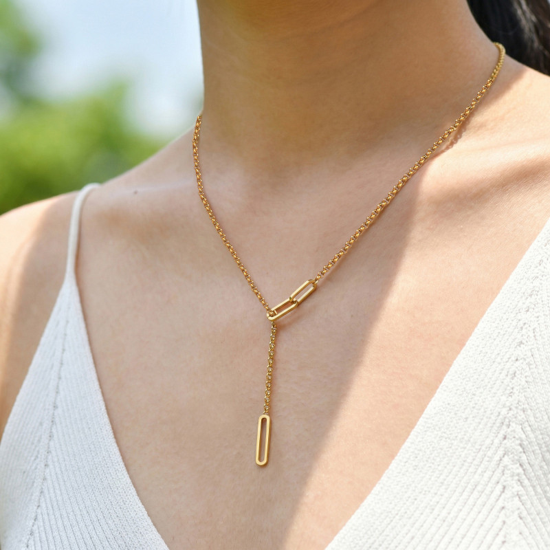Wholesale Premium Stainless Steel Lariat Necklaces