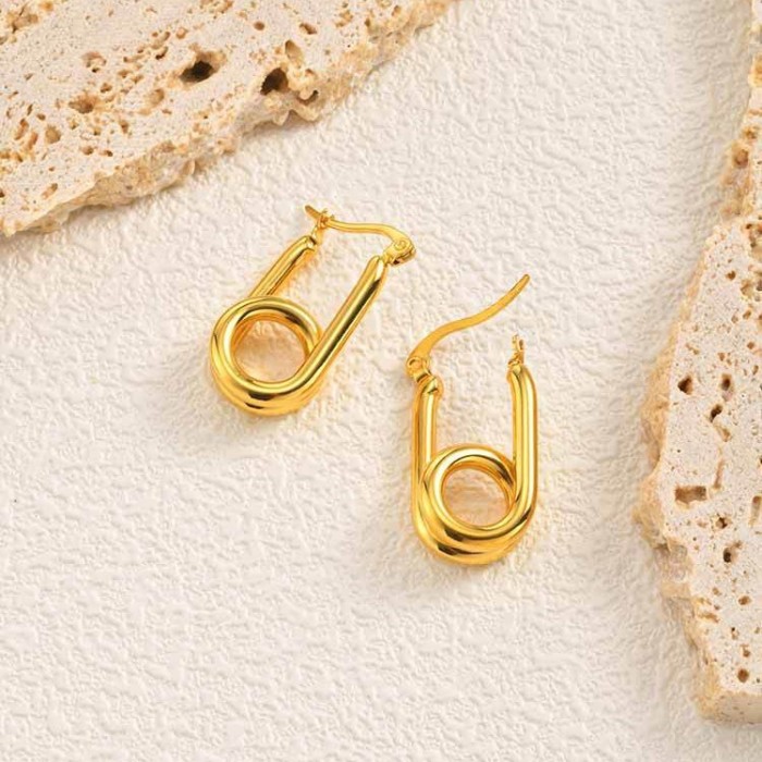 Wholesale Stainless Steel Wired Swirl Hoops