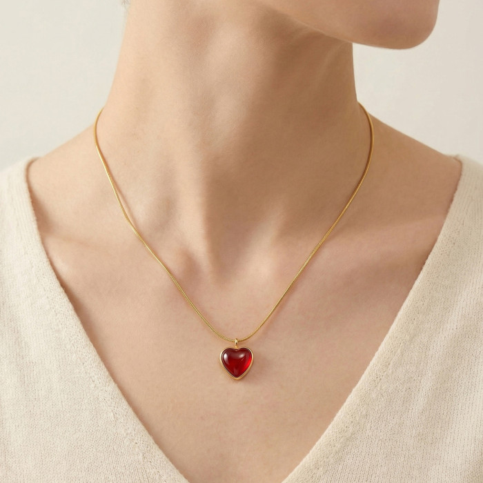 Wholesale Stainless Steel Heart Necklace