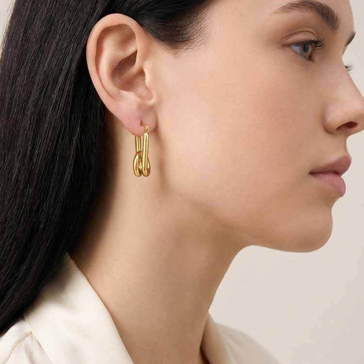 Wholesale Stainless Steel Wired Swirl Hoops