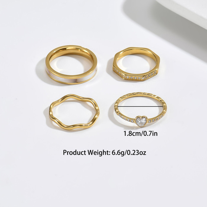 Wholesale Premium Stainless Steel Ring Set