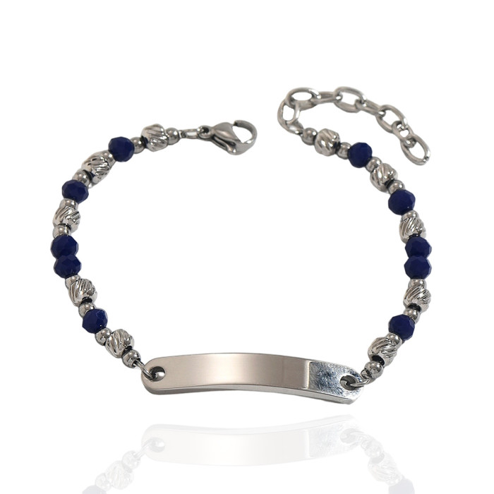 Wholesale Premium Stainless Steel ID Plate Bracelets