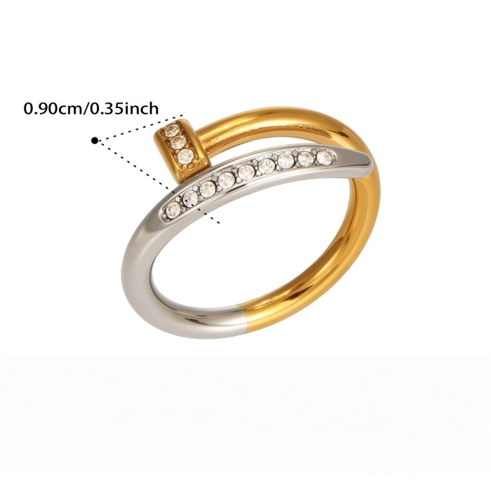 Wholesale Stainless Steel Micro-Pave Stacking Band