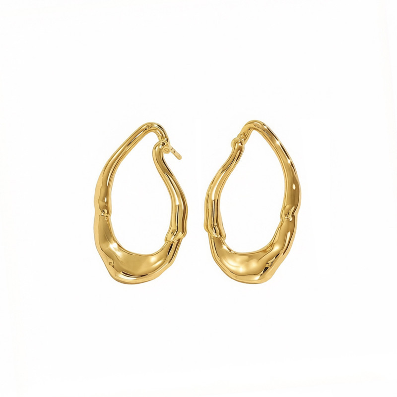 Wholesale Stainless Steel Luxury Fashion Hoops