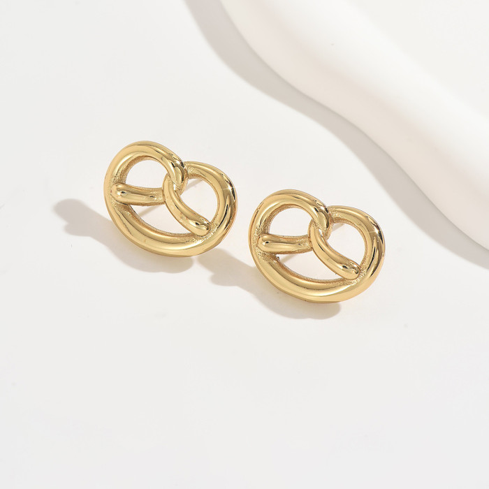 Wholesale Premium Stainless Steel Pretzel Studs