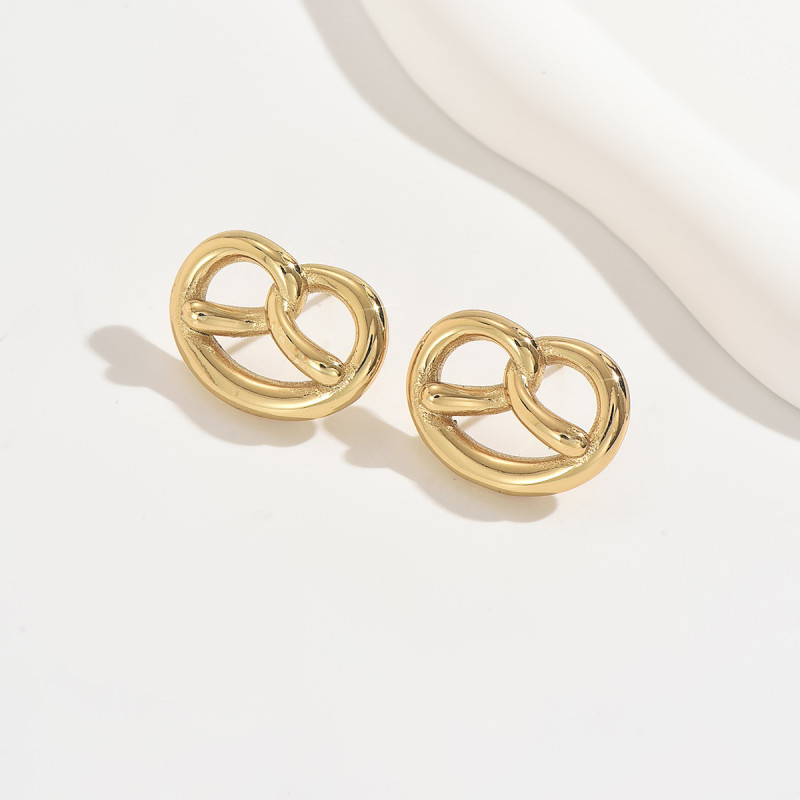 Wholesale Premium Stainless Steel Pretzel Studs