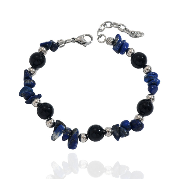 Wholesale Stainless Steel Natural Stone Bracelet