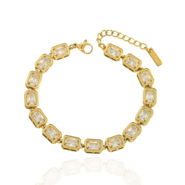 Wholesale Luxury Stainless Steel Tennis Bracelets