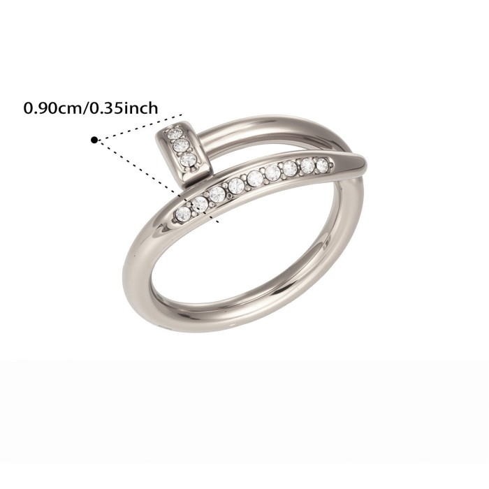 Wholesale Stainless Steel Micro-Pave Stacking Band