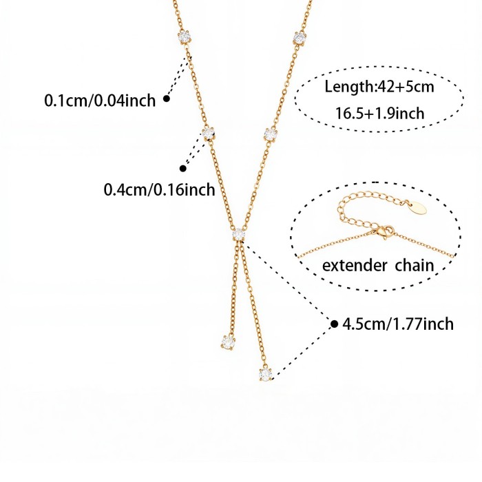 Wholesale Stainless Steel Multi-Layer Heart Necklace