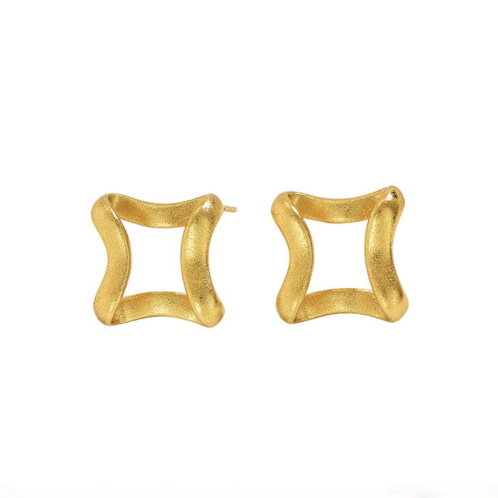 Wholesale Stainless Steel Matte Square Studs