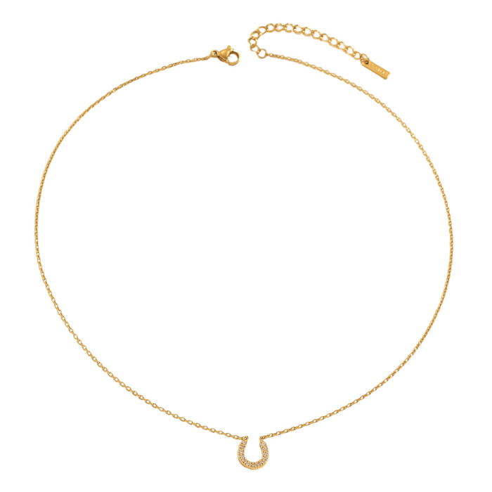 Wholesale Stainless Steel Horseshoe Necklaces