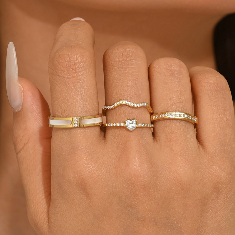 Wholesale Premium Stainless Steel Ring Set