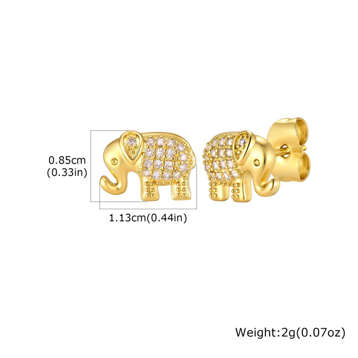 Wholesale Stainless Steel Micro-Pave Tiny Earring